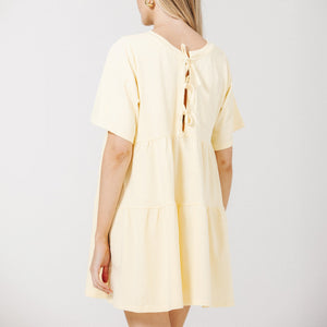 Tiered Limoncello Dress by Brunette The Label