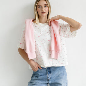 Floral Boxy Tee