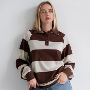 Classic Rugby Polo Shirt by Brunette the Label
