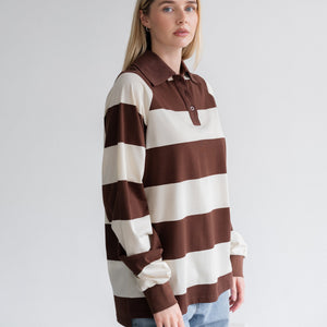Classic Rugby Polo Shirt by Brunette the Label