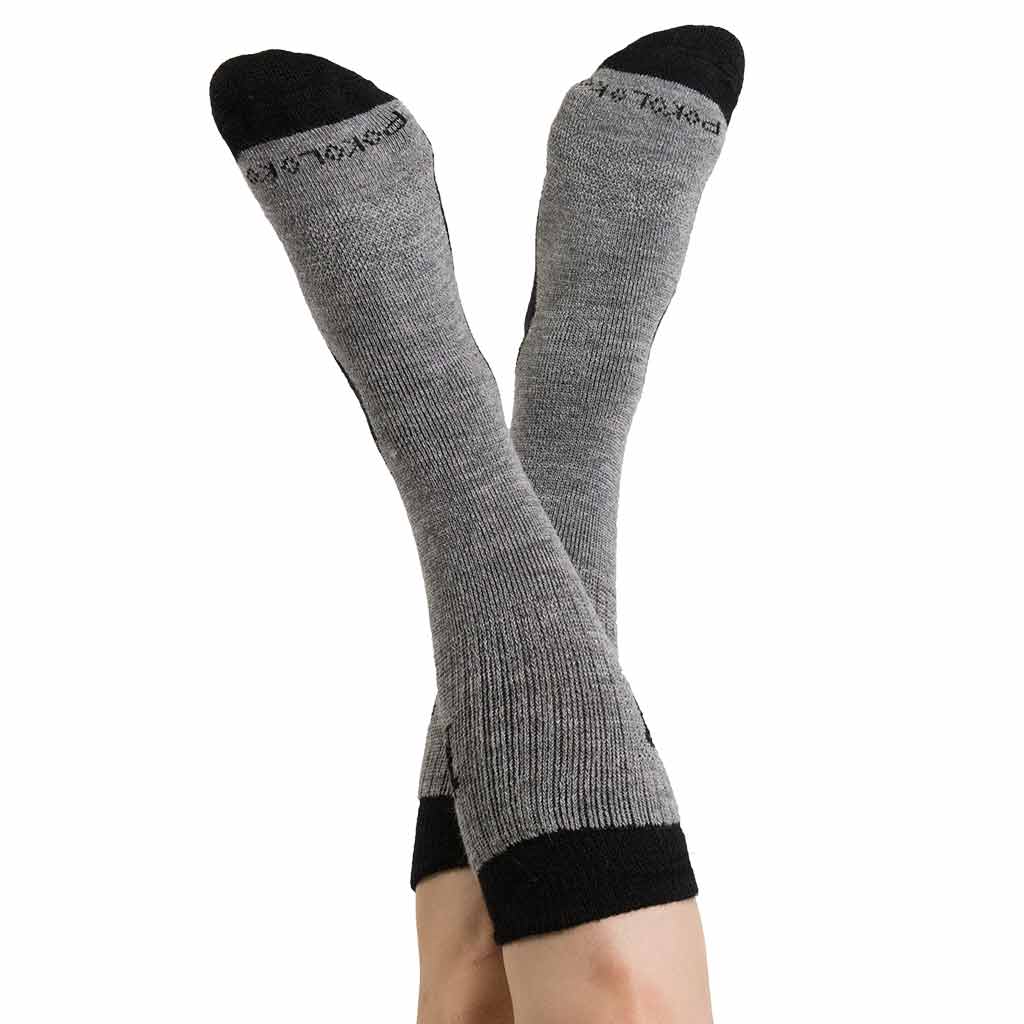 Hiker Black Alpaca Sock
