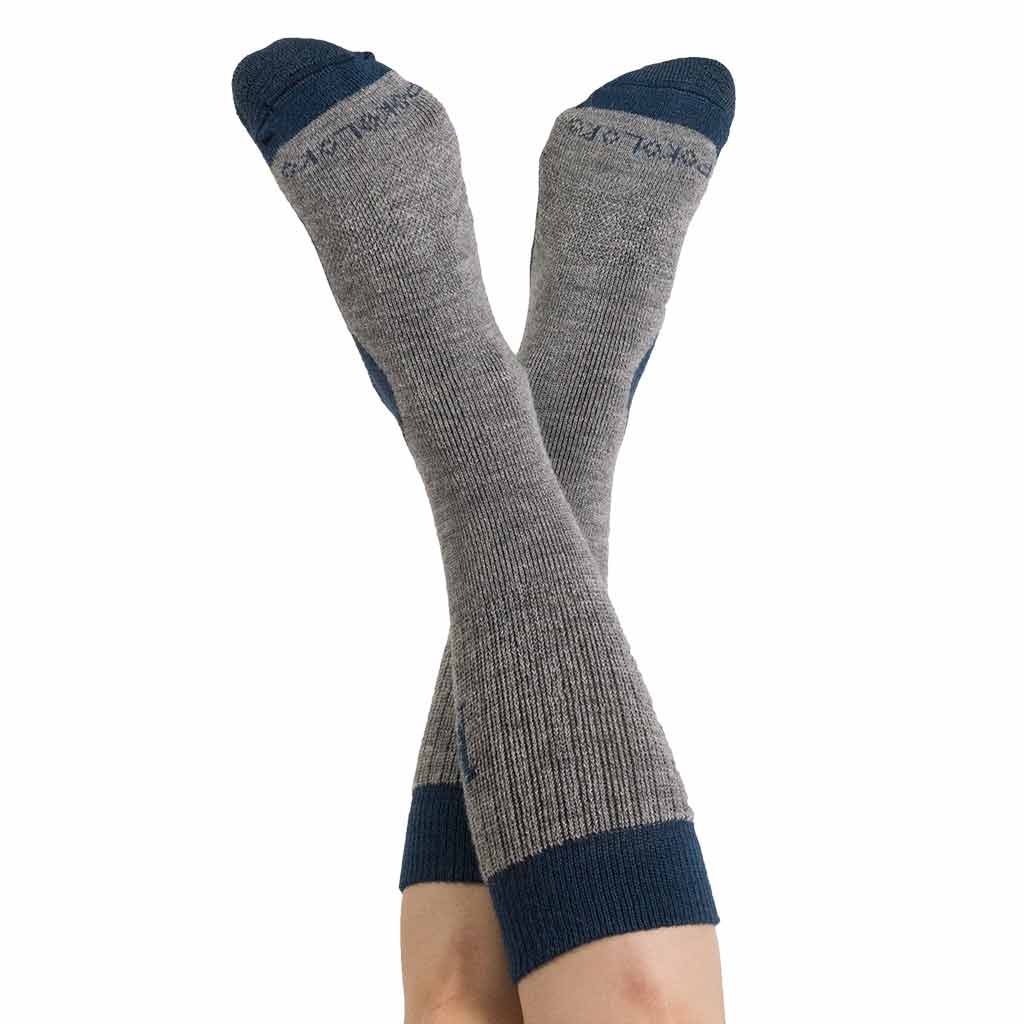 Hiker Denim Alpaca Sock