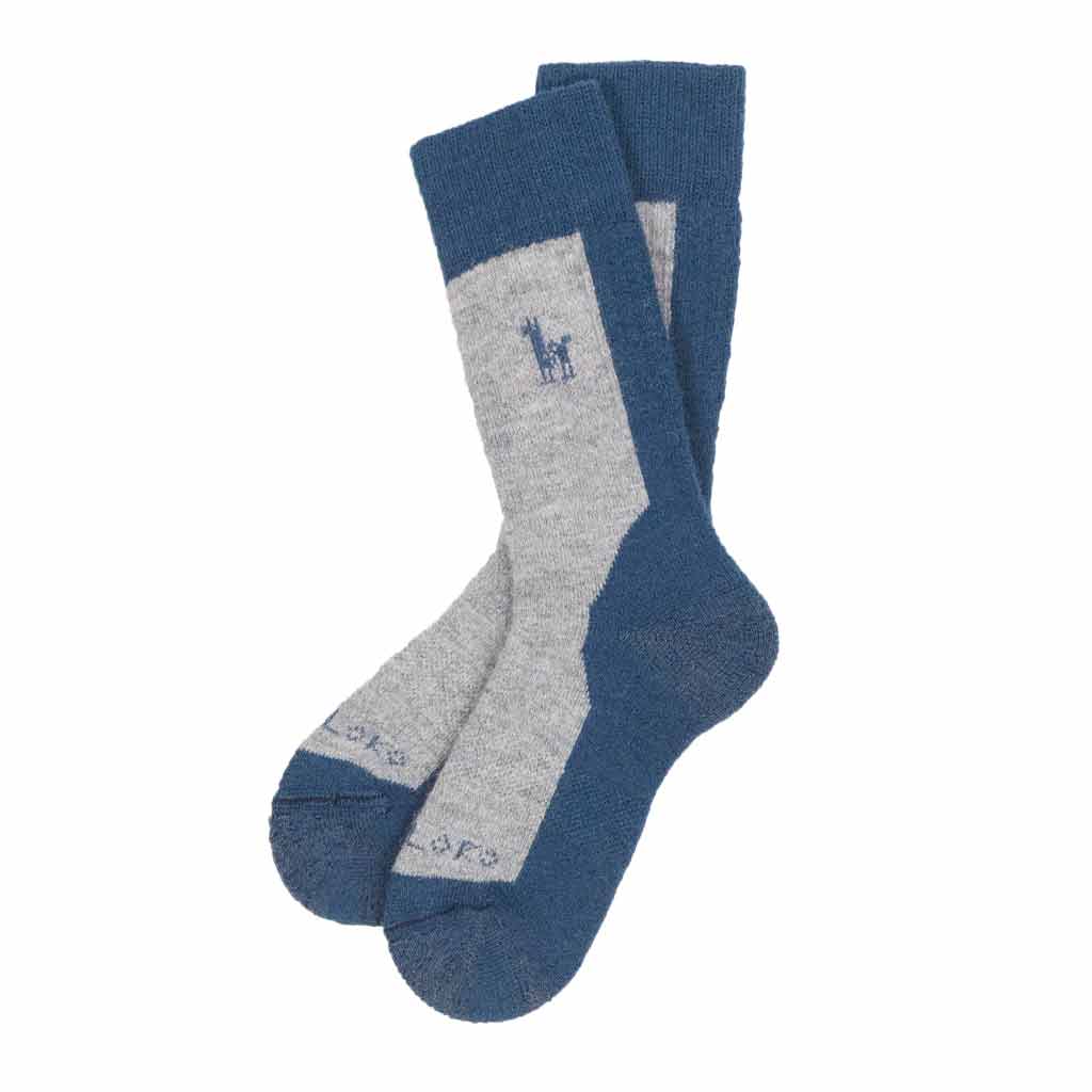 Hiker Denim Alpaca Sock