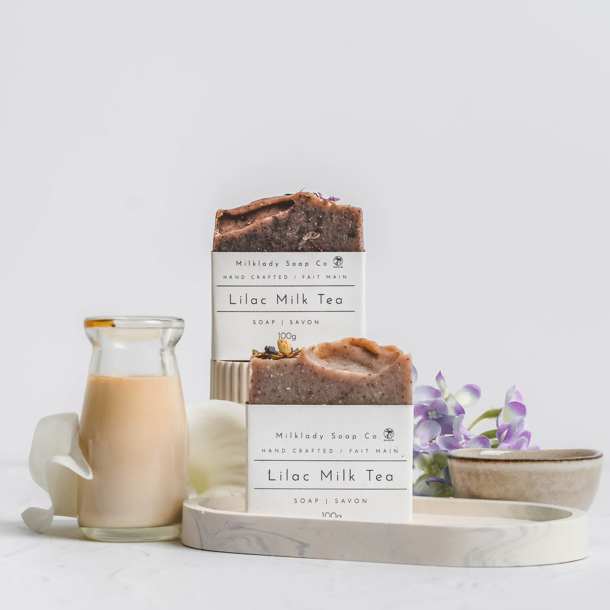 Lilac Milk Tea Soap Bar