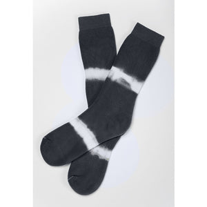 Pima Terry Tie Dye Grey Socks
