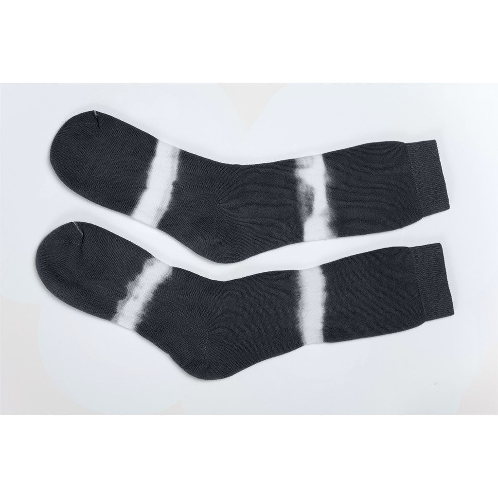 Pima Terry Tie Dye Grey Socks