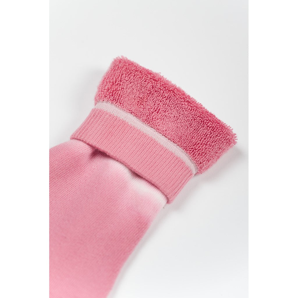 Pima Terry Tie Dye Pink Socks