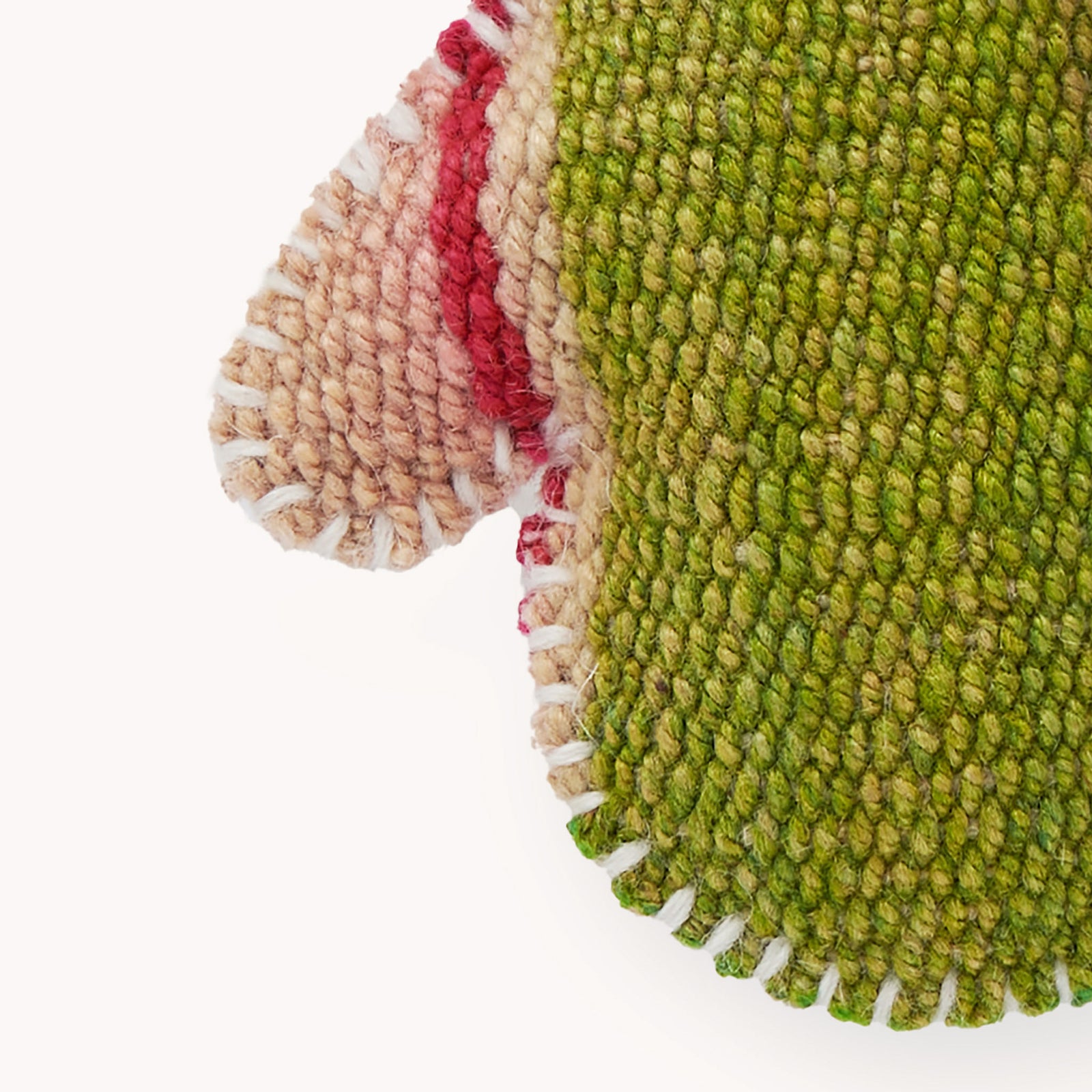 Vintage Mitten Hand Embroidered Ornament