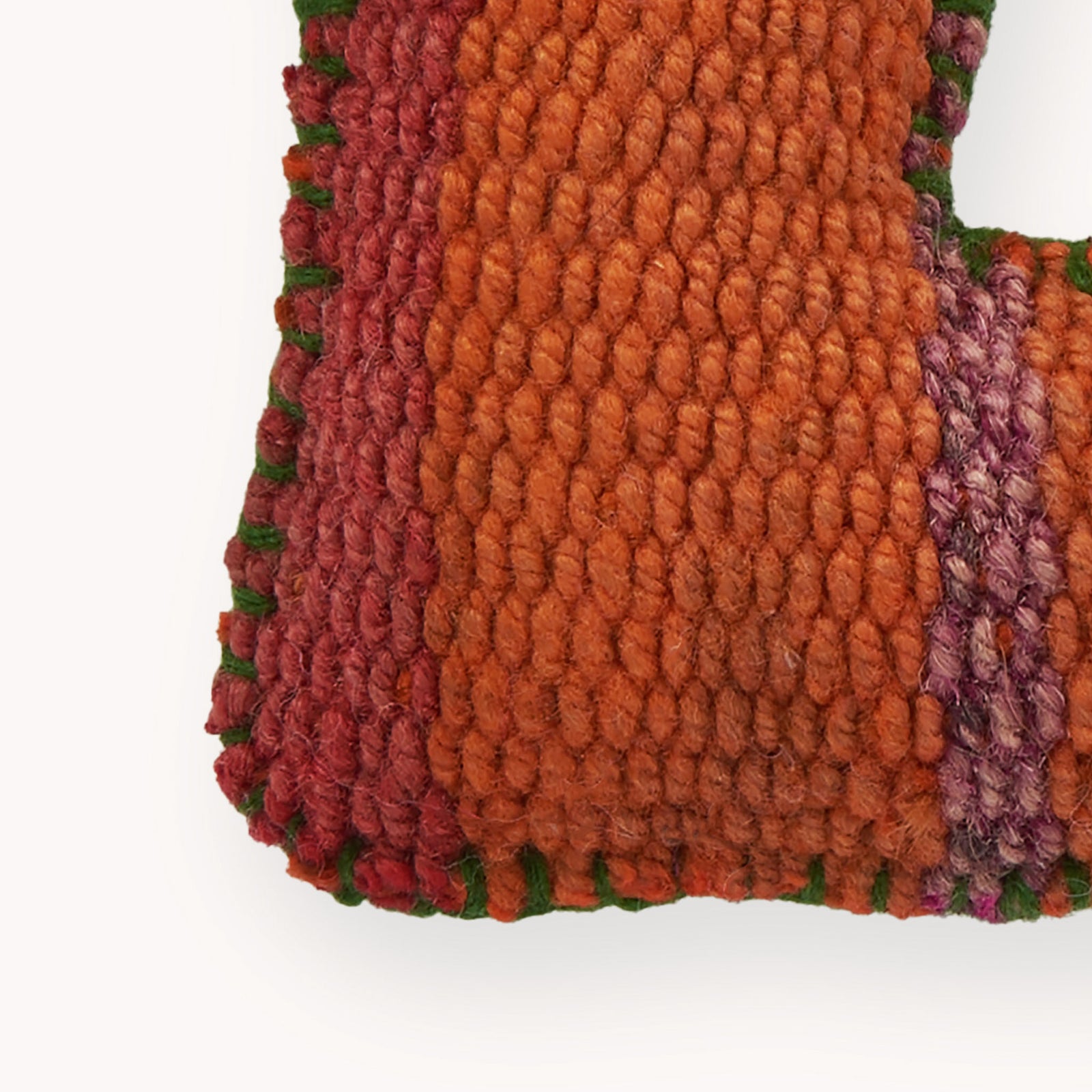 Vintage Stocking Hand Embroidered Ornament