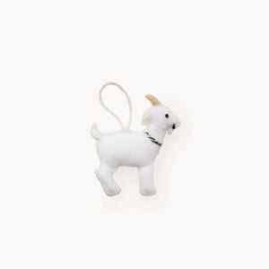 Billy Goat Hand Embroidered Ornament