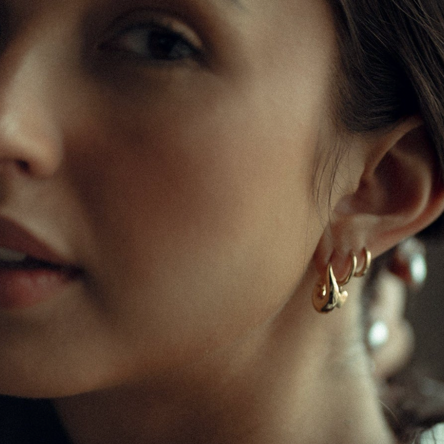 Fluent Gold Earrings