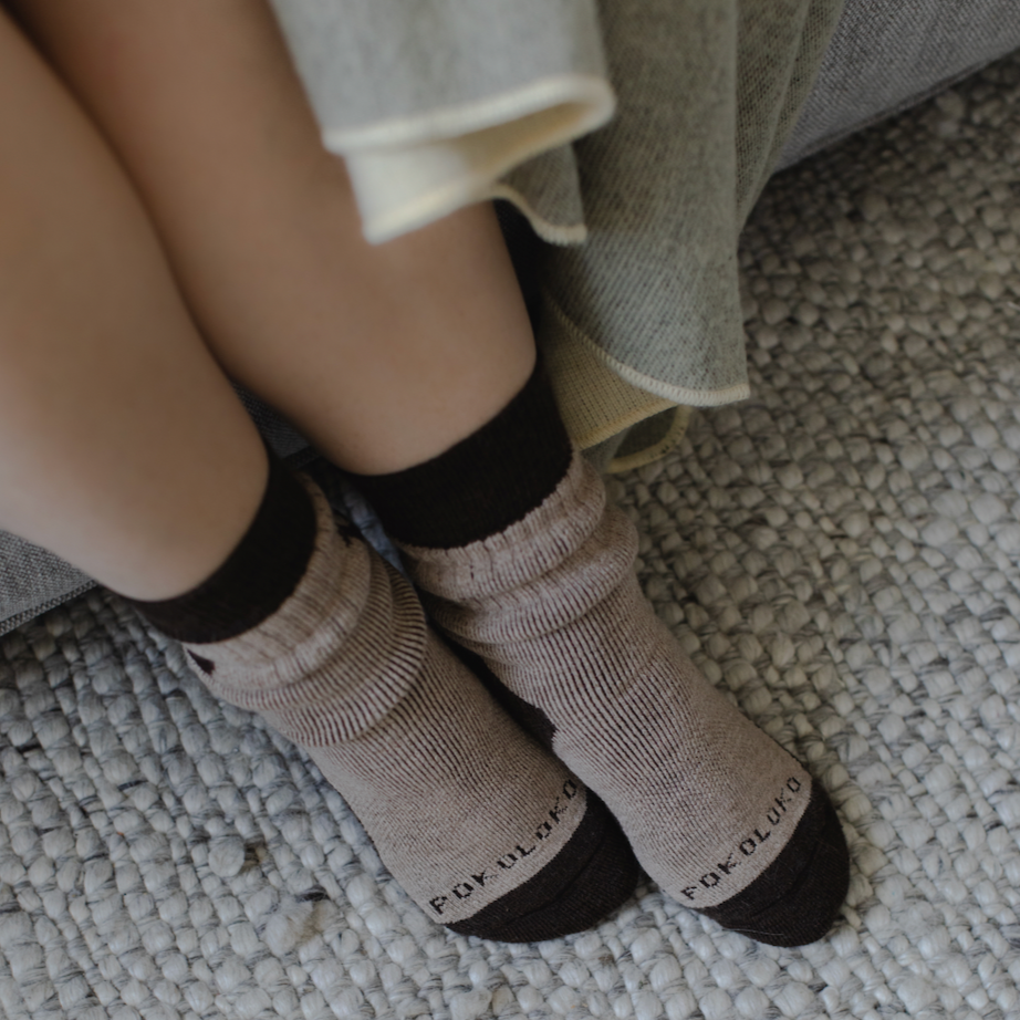 Hiker Pinecone Alpaca Sock