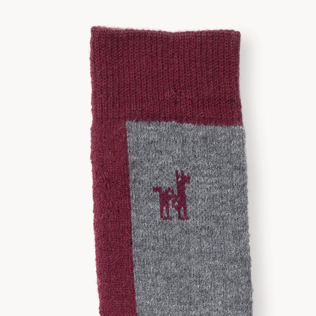Hiker Beet Alpaca Sock