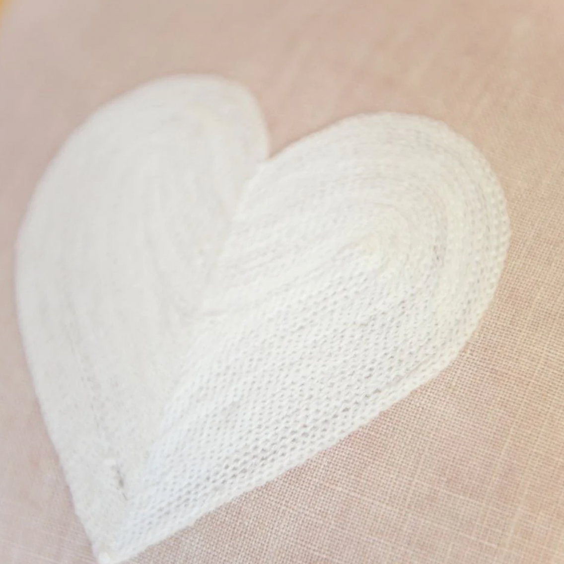 Heart Linen Pillow