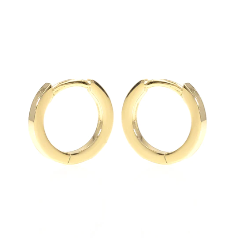 Classic Gold Huggie Hoop Earrings
