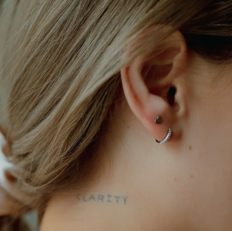 CZ Sparkle Silver Huggie Hoop Earrings