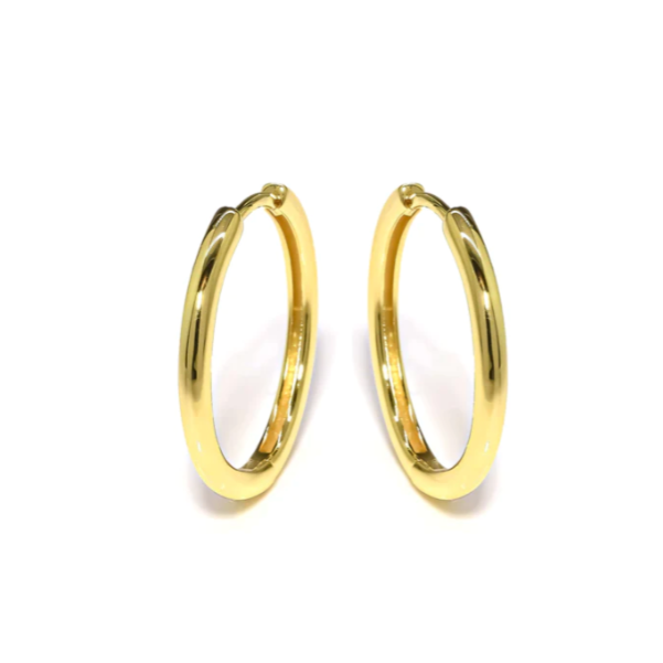 Cirque Gold Hoop Earrings