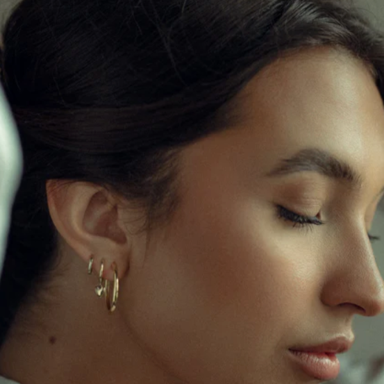 Cirque Gold Hoop Earrings