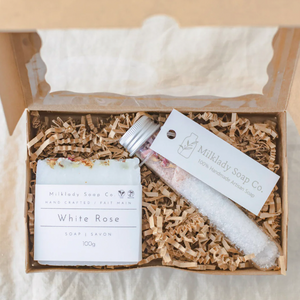 White Rose Soap Gift Set