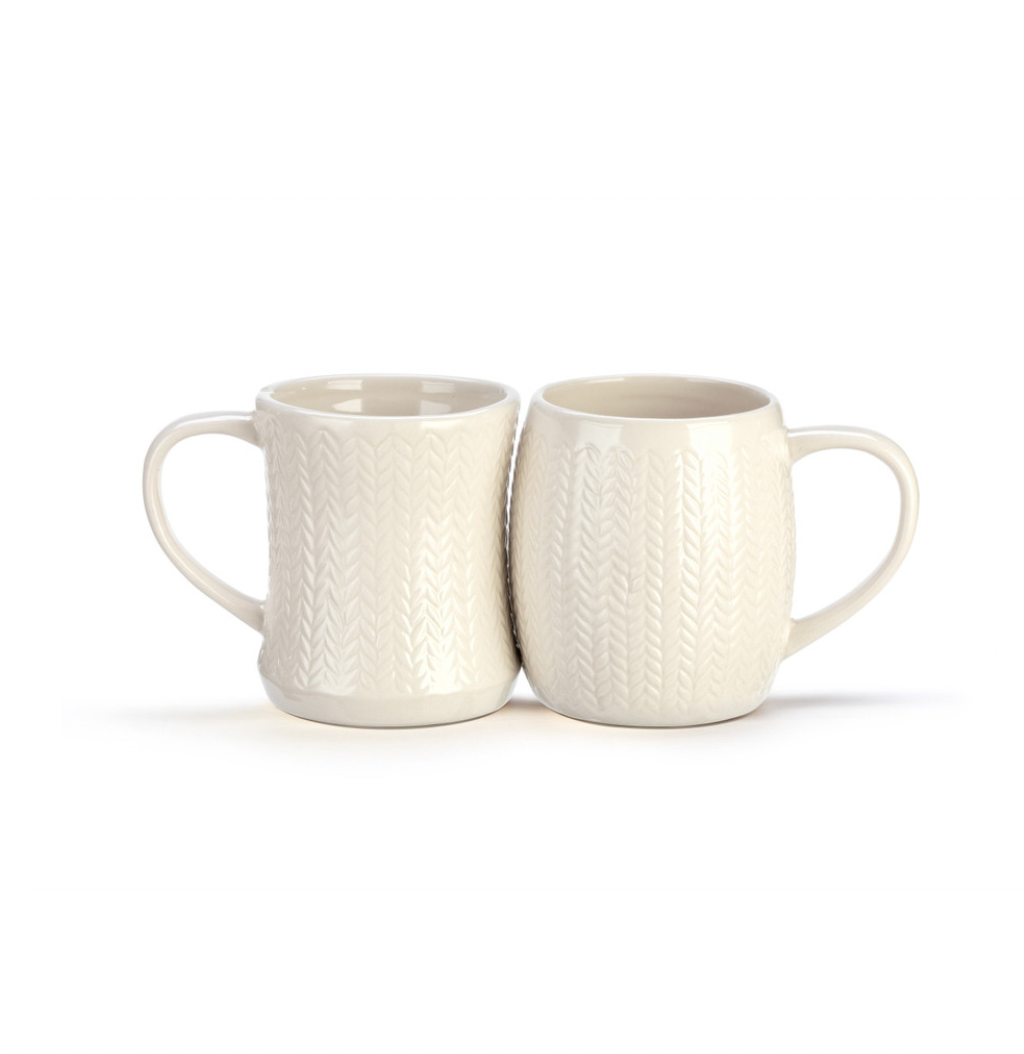 Knit Cuddle Snuggle Mugs